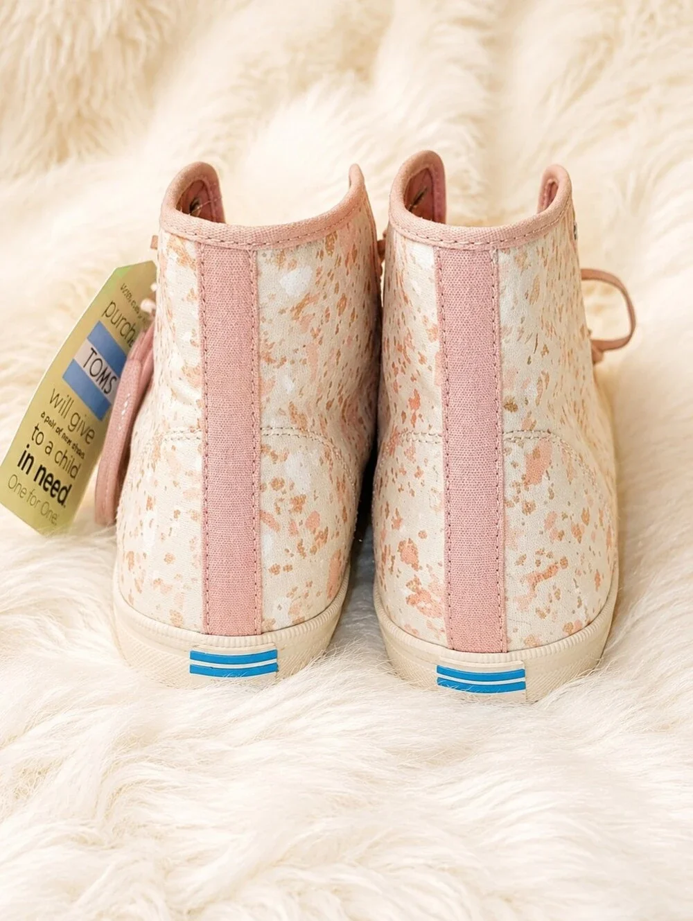 TOMS Camarillo Ortholite Floral High Top Sneakers